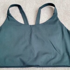 GIRLFRIEND COLLECTIVE Lou V-Back Sports Bra For Women Green Size XXXL